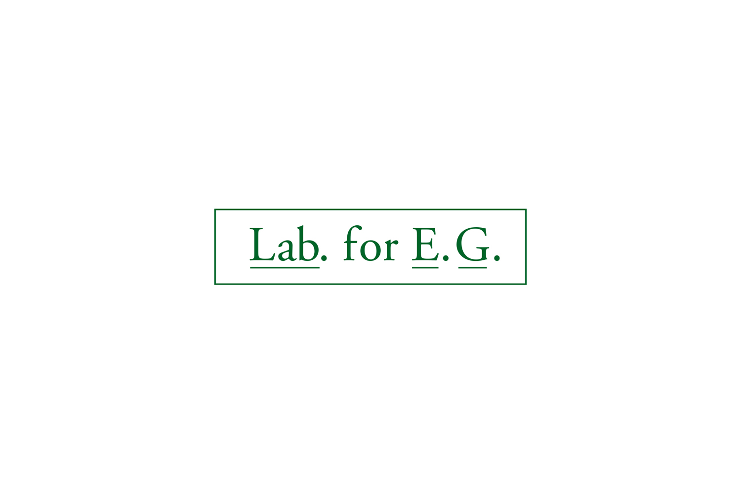 Lab. for E.G.